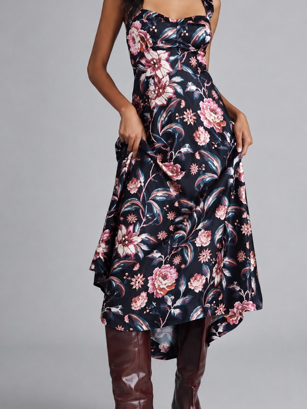 Anthropologie Jocelyn Sleeveless Slip Midi Dress by Maeve